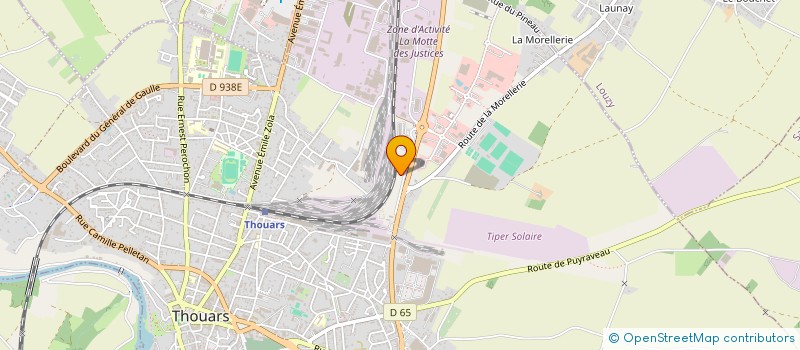 localisation de l'entreprise SIRIUS IMMOBILIER  THOUARS