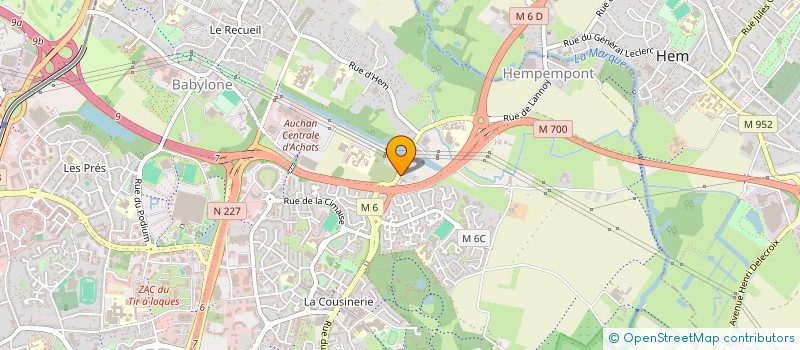 localisation de l'entreprise SIRIUS IMMOBILIER à VILLENEUVE-D'ASCQ