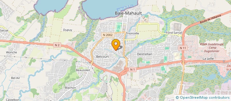 localisation de l'entreprise SIRIUS IMPORT SIRIMP à BAIE-MAHAULT