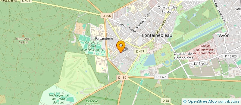 localisation de l'entreprise SIRIUS INVESTISSEMENTS à FONTAINEBLEAU