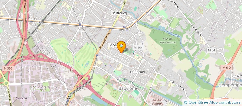 localisation de l'entreprise SIRIUS LOCATION VEHICULE  VILLENEUVE-D'ASCQ