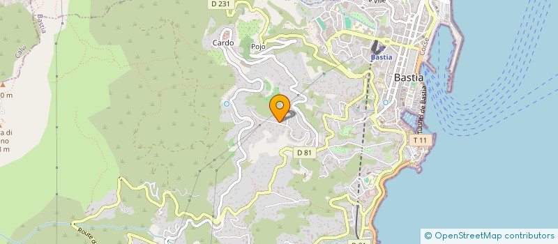 localisation de l'entreprise SIRIUS NETTOYAGE SERVICE à BASTIA