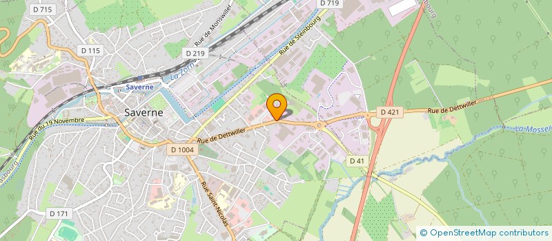 localisation de l'entreprise SIRIUS PACK à SAVERNE