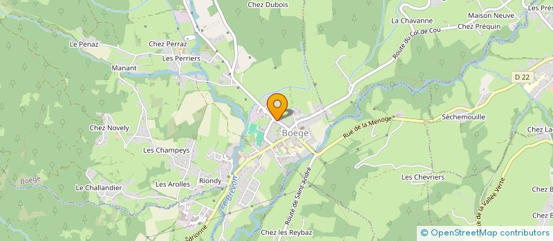 localisation de l'entreprise SIRIUS PLASTIQUE à BOEGE