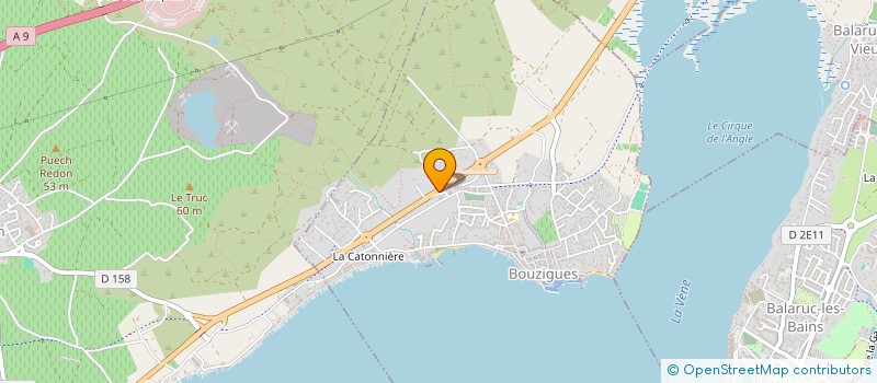 localisation de l'entreprise SIRIUS-RESEAUX à BOUZIGUES