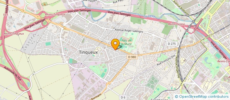 localisation de l'entreprise SIRIUS SECURITE  TINQUEUX
