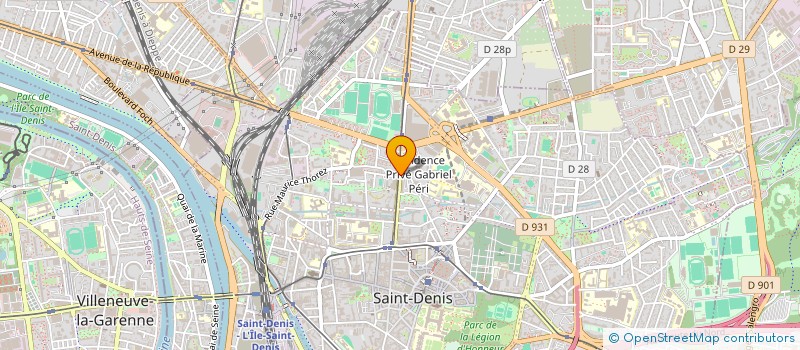 localisation de l'entreprise SIRIUS TECH à SAINT-DENIS