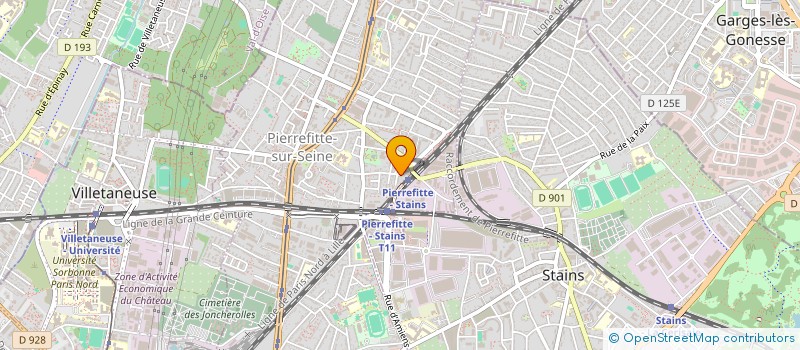 localisation de l'entreprise SIRIUS TECHNOLOGIES DE L'INFORMATION à PIERREFITTE-SUR-SEINE