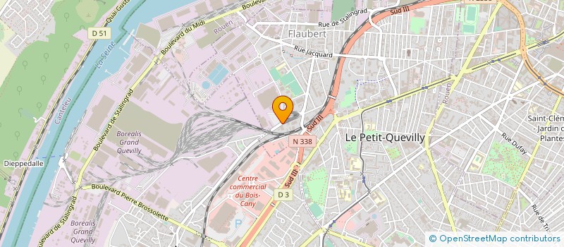 localisation de l'entreprise SIRM à LE PETIT-QUEVILLY