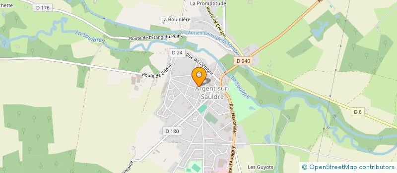 localisation de l'entreprise SIRMA  ARGENT-SUR-SAULDRE