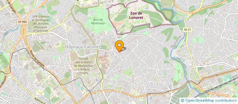 localisation de l'entreprise SIRMAT à MONTPELLIER