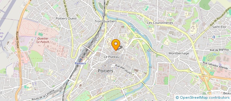 localisation de l'entreprise SIROCA à POITIERS