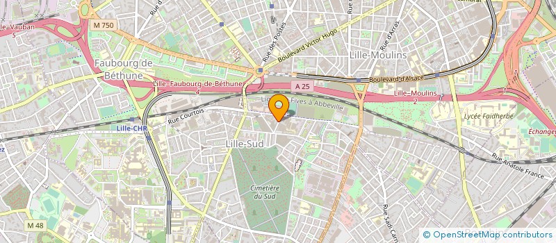 localisation de l'entreprise SIROCCO à LILLE