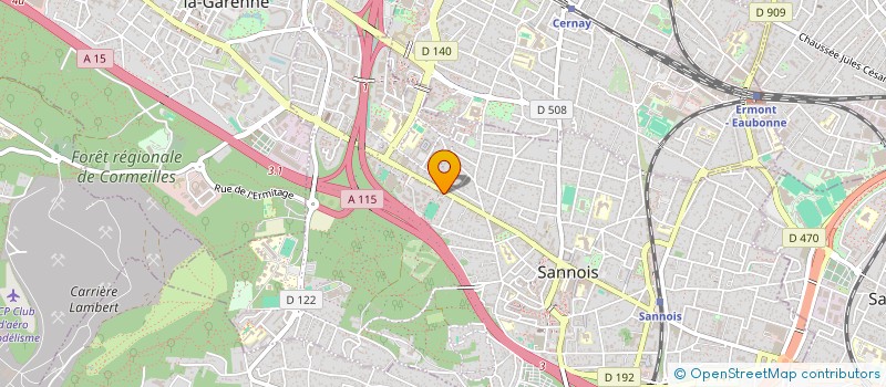 localisation de l'entreprise SIROCCO  SANNOIS