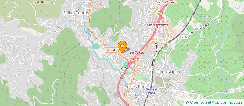 localisation de l'entreprise SIROCCO  SOLLIES-PONT