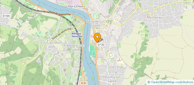 localisation de l'entreprise SIROCCO  NEUVILLE-SUR-SAONE