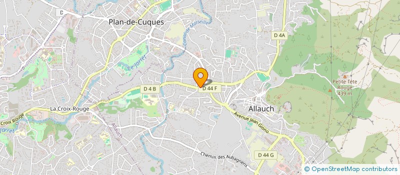 localisation de l'entreprise SIROCCO  ALLAUCH