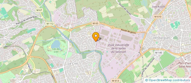 localisation de l'entreprise SIROCCO EDITIONS  LE CRES