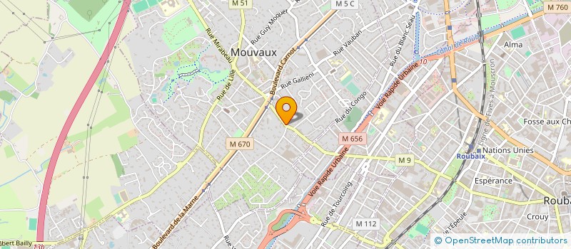 localisation de l'entreprise SIROCCO FINANCES à MOUVAUX