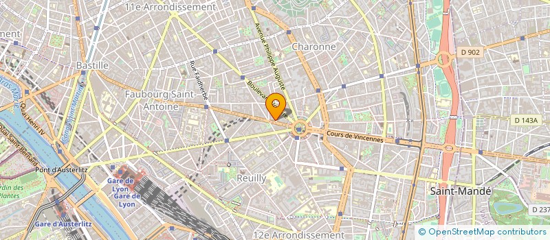 localisation de l'entreprise SIROCCO FRET SERVICES à PARIS