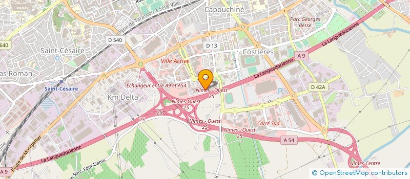 localisation de l'entreprise SIROCCO UPA à NIMES