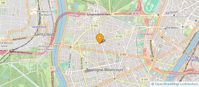 localisation de l'entreprise SIROCCOBOUTIK à BOULOGNE-BILLANCOURT