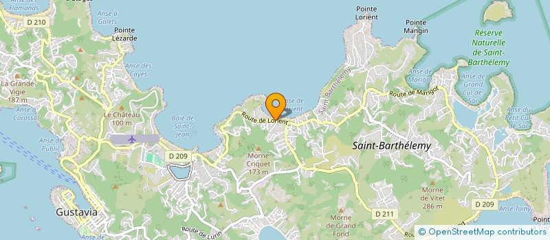 localisation de l'entreprise SIROCK à SAINT BARTHELEMY