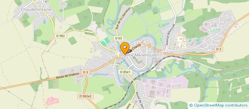 localisation de l'entreprise SIROCO à SAINTE-MENEHOULD