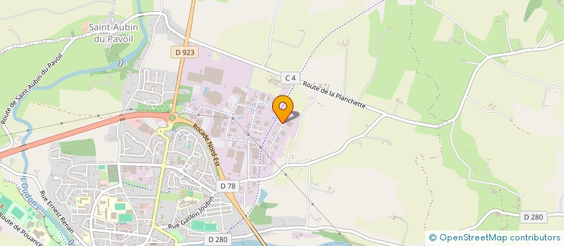 localisation de l'entreprise SIRONA-PHARMA  SEGRE-EN-ANJOU BLEU