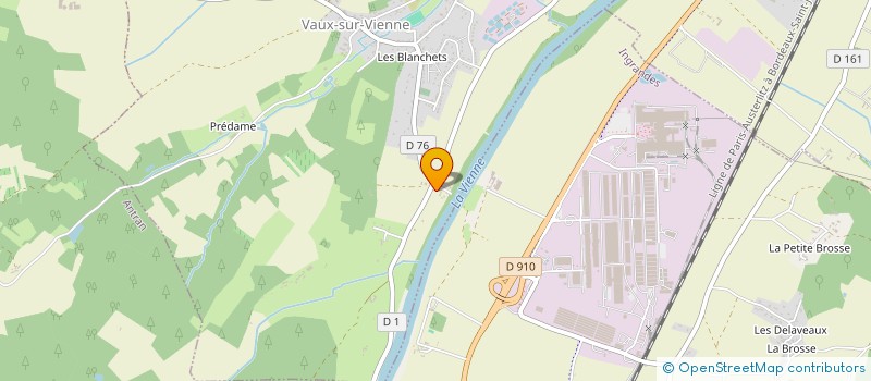 localisation de l'entreprise SIRONNEAU MINEAU INDUSTRIE EN ABREGE SMI  VAUX-SUR-VIENNE