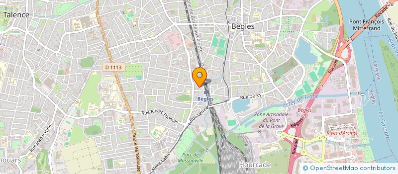 localisation de l'entreprise SIROT ET CIE à BEGLES
