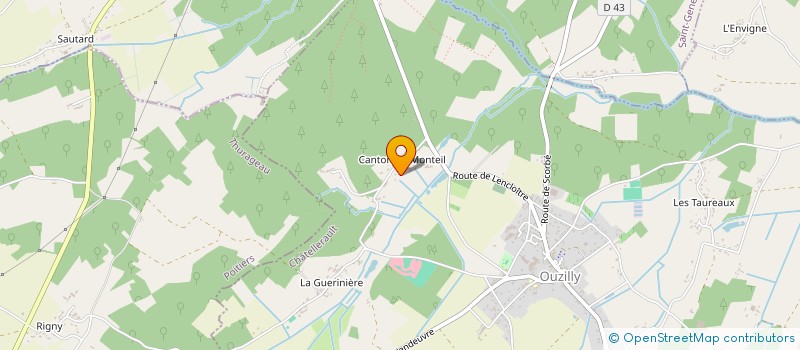 localisation de l'entreprise SIROT IMMO  OUZILLY