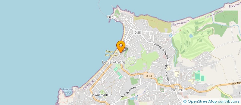 localisation de l'entreprise SIROT PATRICK ET MARIE JOSE  PLENEUF-VAL-ANDRE