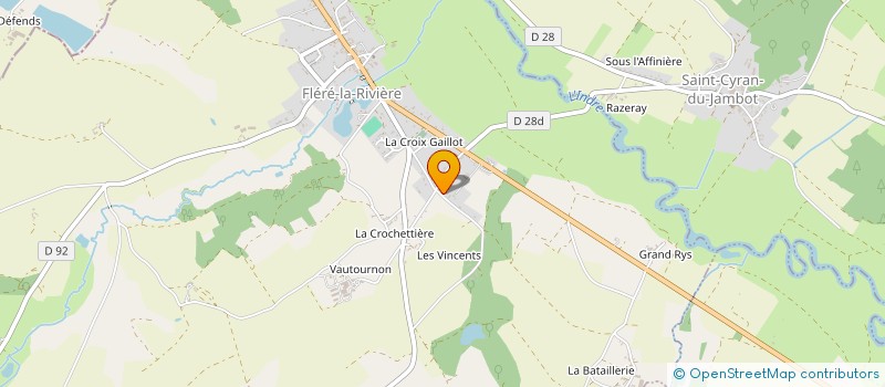 localisation de l'entreprise SIROTE DE LINEA à FLERE-LA-RIVIERE