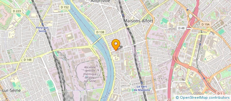 localisation de l'entreprise SIROUNELLI à ALFORTVILLE