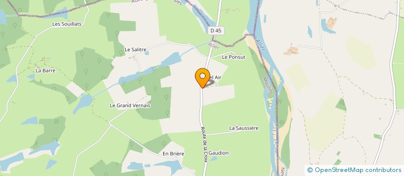 localisation de l'entreprise SIRP DE POUZY-MESANGY, LE VEURDRE à LE VEURDRE