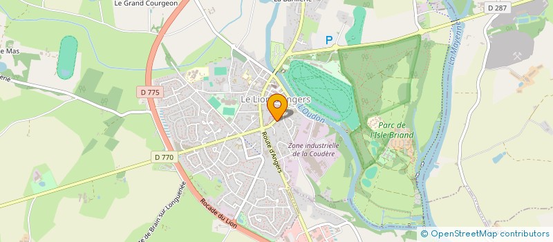 localisation de l'entreprise SIRPE REAL ESTATE  LE LION D'ANGERS