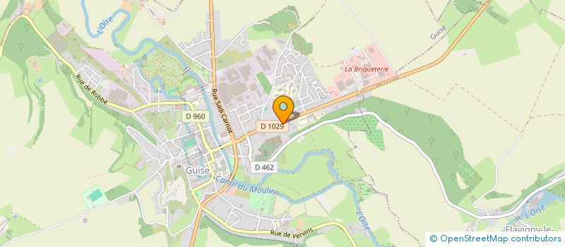 localisation de l'entreprise SIRPLAI à GUISE