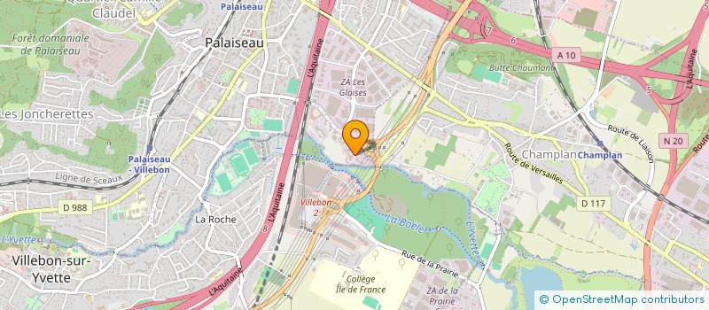 localisation de l'entreprise SIRPMOTIVE à PALAISEAU