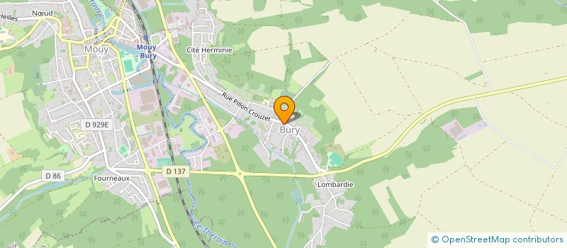 localisation de l'entreprise SIRS BURY ROUSSECOY à BURY