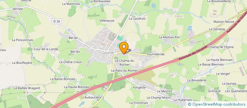 localisation de l'entreprise SIRS DU COUESNON  RIVES-DU-COUESNON