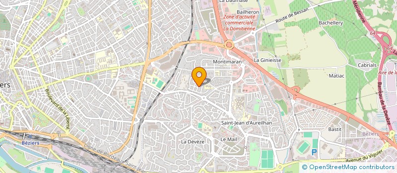 localisation de l'entreprise SIRTEC  BEZIERS