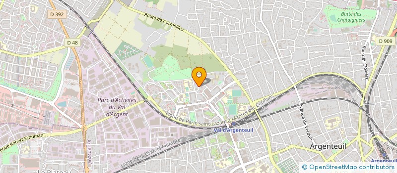 localisation de l'entreprise SIRTELE  ARGENTEUIL