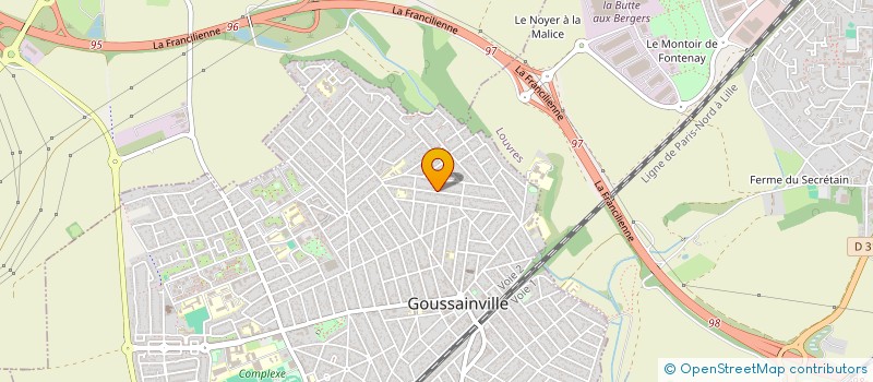 localisation de l'entreprise SIRTIKAYA à GOUSSAINVILLE