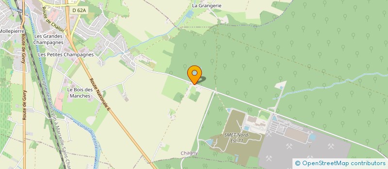 localisation de l'entreprise SIRTOM DE LA REGION DE CHAGNY à CHAGNY