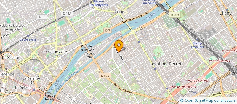 localisation de l'entreprise SIRUS à LEVALLOIS-PERRET