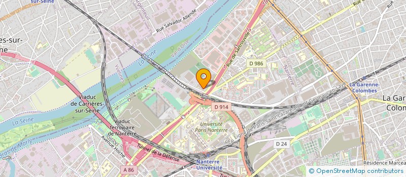 localisation de l'entreprise SIRVA SAS à NANTERRE