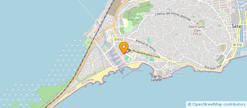 localisation de l'entreprise SIRVENS IMMOBILIER  SETE