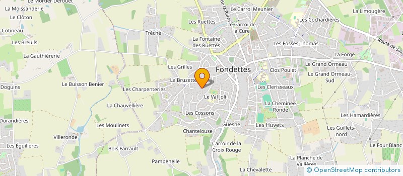 localisation de l'entreprise SIRVENTE1 à FONDETTES