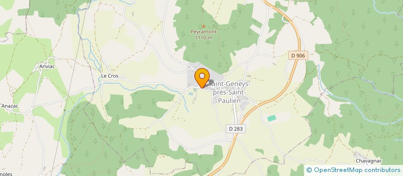 localisation de l'entreprise SIS IMMOBILIER  SAINT-GENEYS-PRES-SAINT-PAULIEN